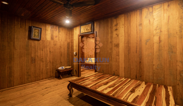 Wooden House for Rent in Krong Siem Reap-Sla Kram