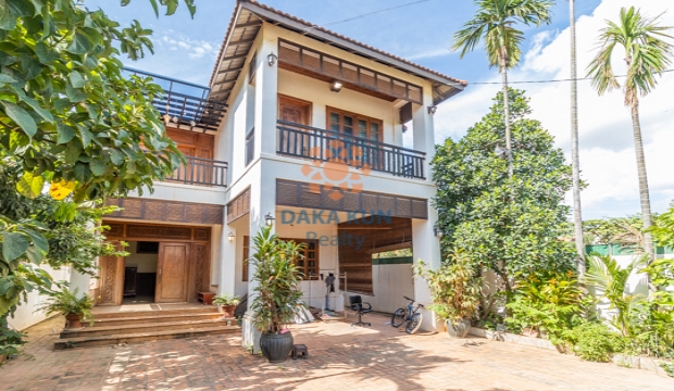 4 Bedroom House for Rent in Siem Reap-Sala Kamruek