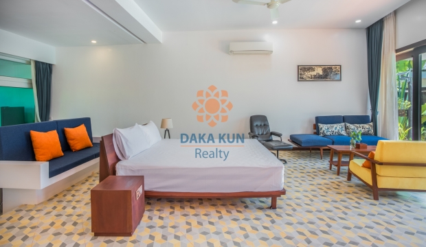 Studio Apartment for Rent with Swimming Pool in Siem Reap