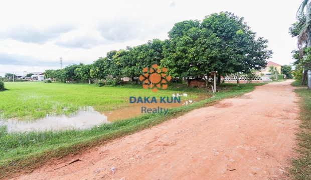 Urgent Sale Land near ISSR School-Siem Reap