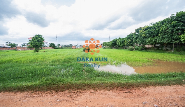 Urgent Sale Land near ISSR School-Siem Reap