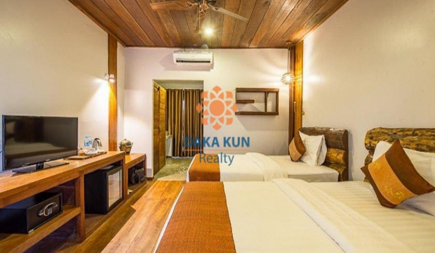 10 Room Boutique Hotel for Rent in Siem Reap-Svay Dangkum