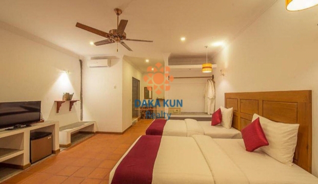 10 Room Boutique Hotel for Rent in Siem Reap-Svay Dangkum