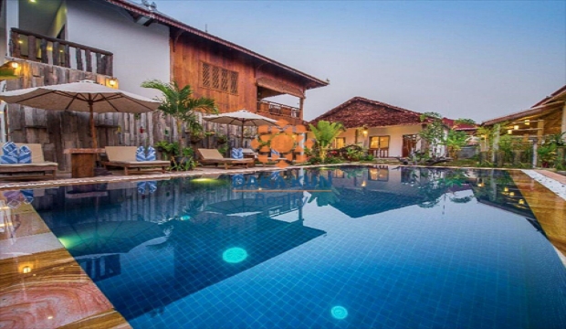 10 Room Boutique Hotel for Rent in Siem Reap-Svay Dangkum