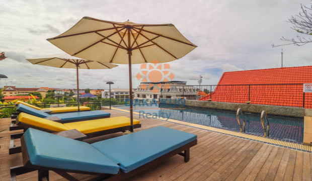 Studio Apartment for Rent with Pool & Gym in Siem Reap-Sala Komreuk