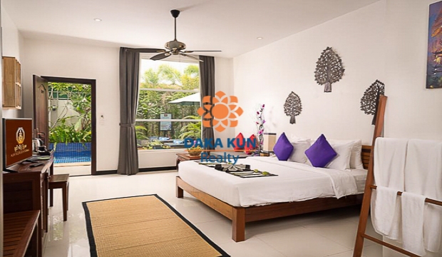 8 Rooms Boutique Hotel for Rent in Siem Reap