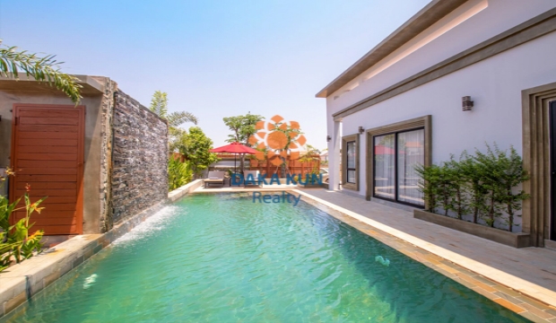 2 Bedroom Villa with Private Swimming Pool for Rent in Siem Reap