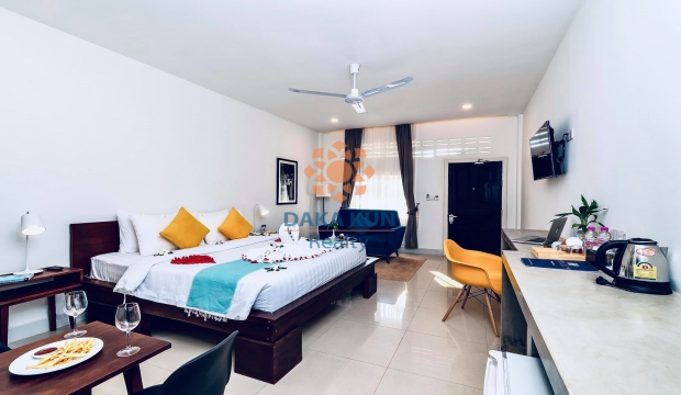 Studio Room Apartment for Rent with Pool in Siem Reap-Sala Kamreuk