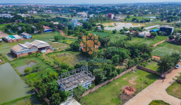 Land and House Sale in Siem Reap-Chreav