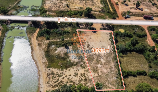 Land for Sale on National road 6, Siem Reap city