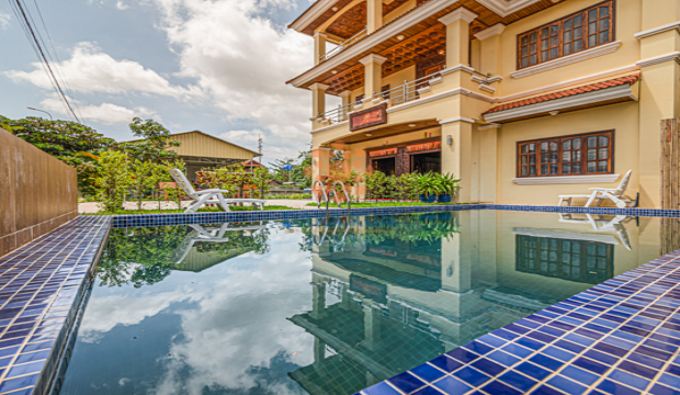 27 rooms Hotel for Rent in Krong Siem Reap-Svay Dangkum