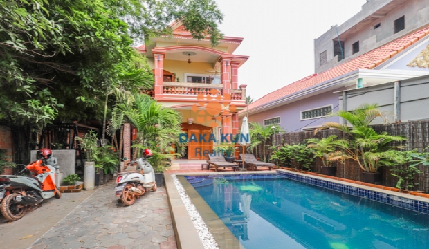 4 Bedroom Villa for Rent with Swimming Pool - Svay Dangkum