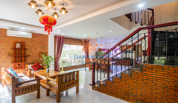 Villa for Rent with Swimming Pool in Siem Reap City-Sla Karm