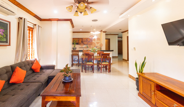 2 Bedrooms Apartment for Rent with pool in Siem Reap