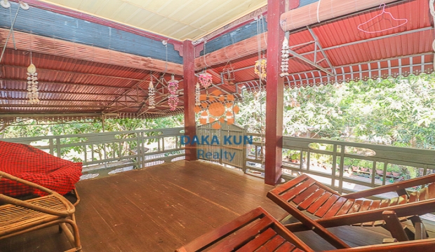 3 Bedrooms Wooden House for Rent in Siem Reap