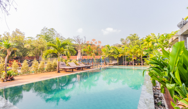 1 Bedroom apartment with Pool for Rent in Siem Reap-Slor Kram