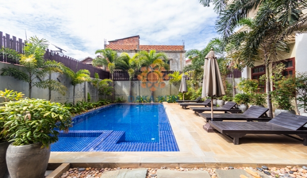 3 Bedrooms Apartment for Rent with Pool in Siem Reap - Svay Dangkum