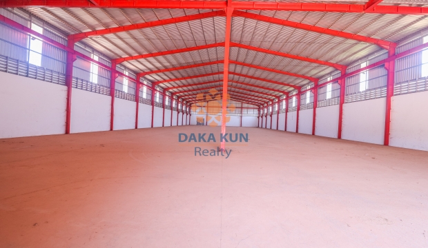 Warehouse for Rent on Ring Road in Sala Kamreuk, Siem Reap