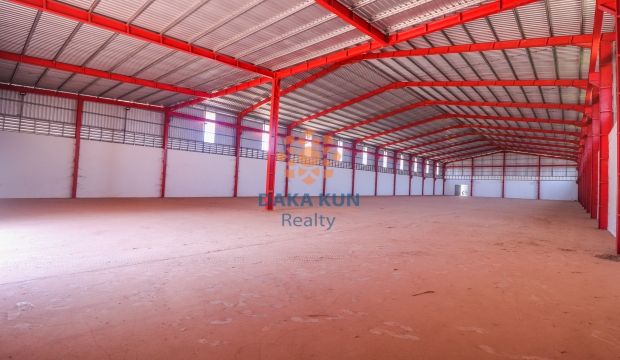 Warehouse for Rent on Ring Road in Sala Kamreuk, Siem Reap