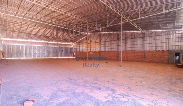 Warehouse for Rent on Ring Road in Sala Kamreuk, Siem Reap