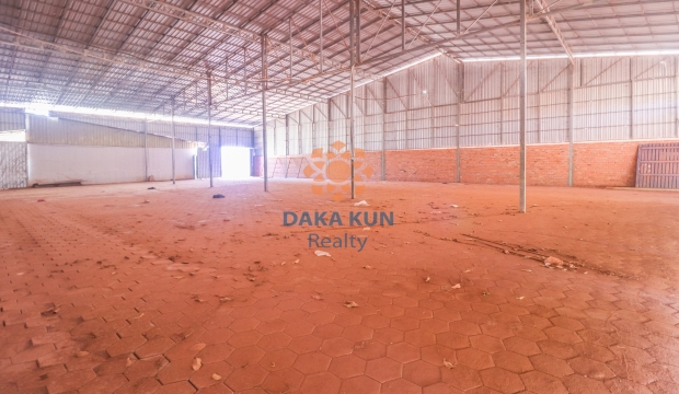 Warehouse for Rent on Ring Road in Sala Kamreuk, Siem Reap