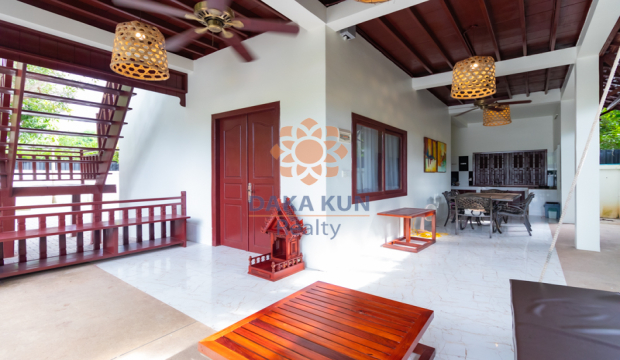 3 Bedrooms Wooden House for Sale with Pool in Siem Reap-Svay Dangkum