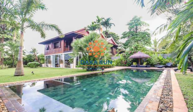 Wooden Villa for Sale in Krong Siem Reap-Svay Dangkum