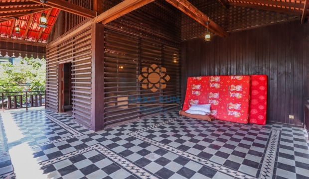 Wooden House for Rent in Siem Reap-Sla Kram