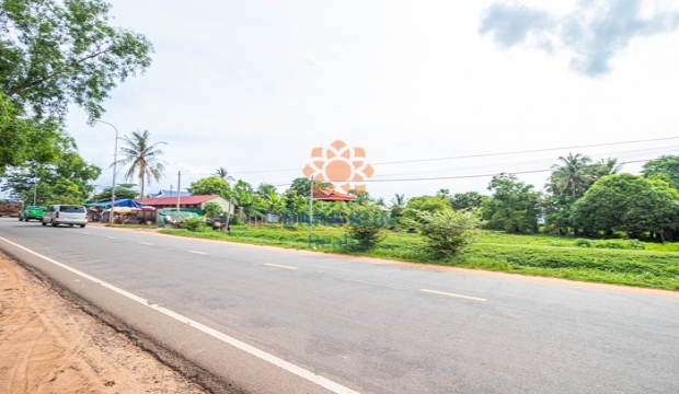 Land for Sale on Road 15 meters, Siem Reap-Prey Kuy