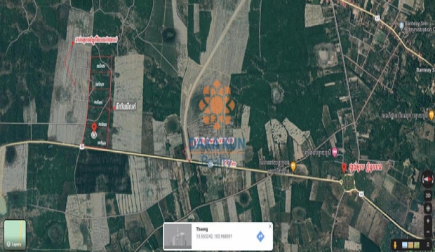 Land for sale in Siem Reap-Banteay Srei District