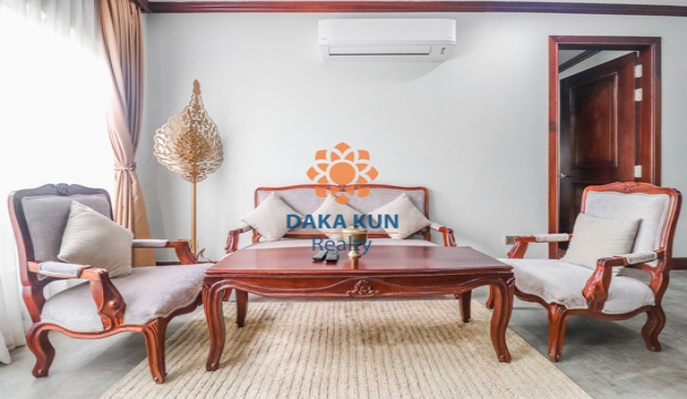 2 Bedroom Apartment for Rent with Pool and Gym in Siem Reap-Slor Kram