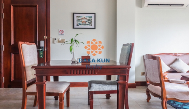 1 Bedroom Apartment for rent with Pool and Gym in Siem Reap-Slor Kram