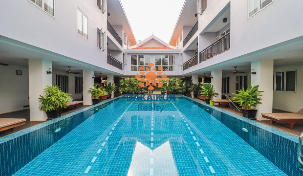 3 Bedrooms Apartment for Rent with Pool and Gym in Krong Siem Reap-Sla Kram