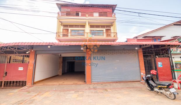 Shophouse for Rent in Krong Siem Reap-Svay Dangkum