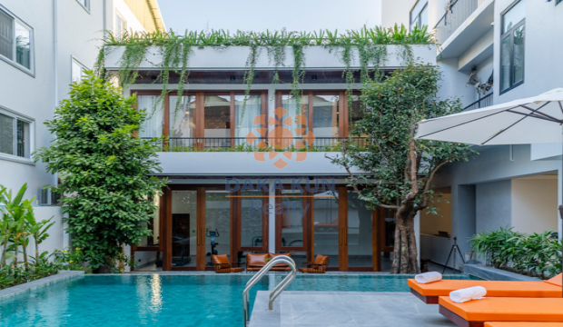 1 Bedroom Apartment for Rent with Pool in Krong Siem Reap-Sala Kamreuk