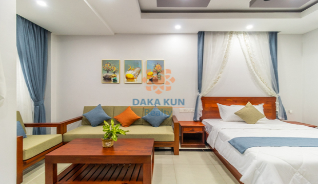 Studio Apartment for Rent in Krong Siem Reap-Svay Dangkum