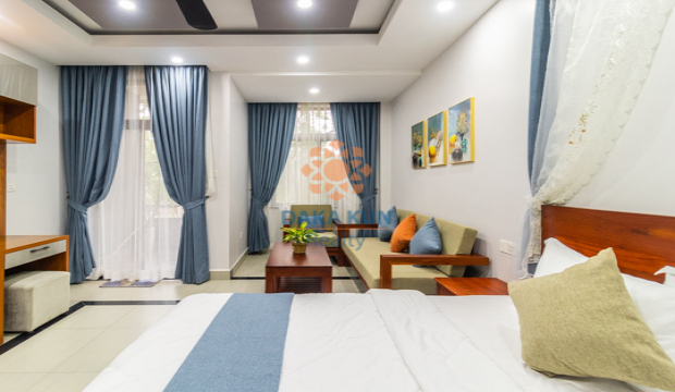 Studio Apartment for Rent in Krong Siem Reap-Svay Dangkum