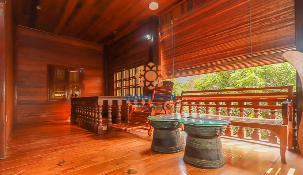 3 Bedrooms Wooden House for Rent in Siem Reap-Sala Kamreuk