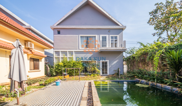 4 Bedrooms House for Rent in Siem Reap-Svay Dangkum