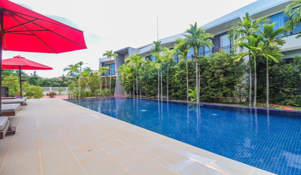 1 Bedroom Apartment for Rent with Pool and Garden in Siem Reap