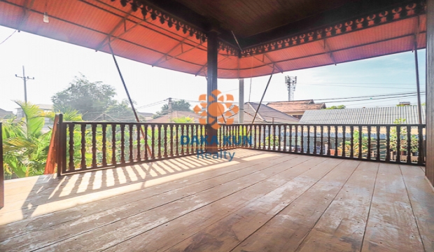 Wooden House for Rent near Siem Reap River-Sala Kamreuk