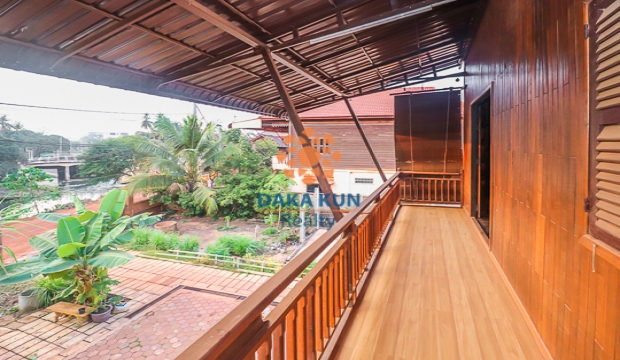 Wooden House for Rent in Siem Reap-Sala Kamreuk