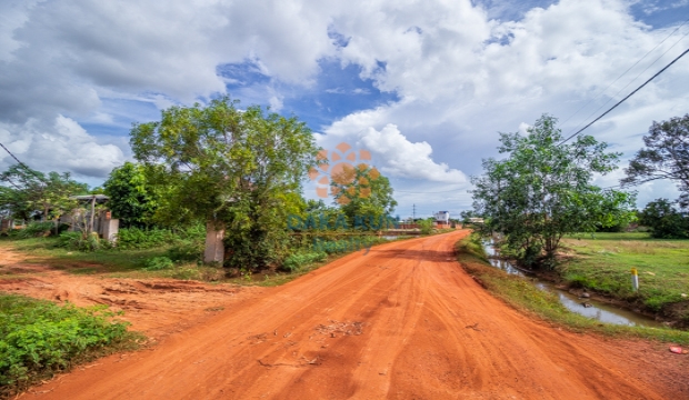 Land for Sale in Siem Reap city-Chreav