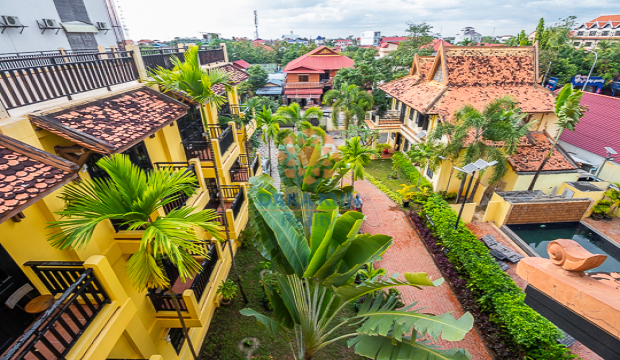 32 Rooms Hotel for Rent in Krong Siem Reap-Svay Dangkum