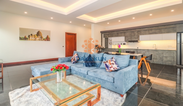 2 Bedrooms Apartment for Rent with Swimming Pool in Siem Reap