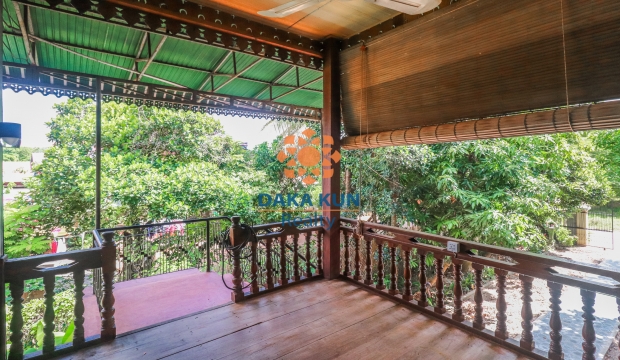 Wooden House for Rent in Siem Reap - Sala Kamruek