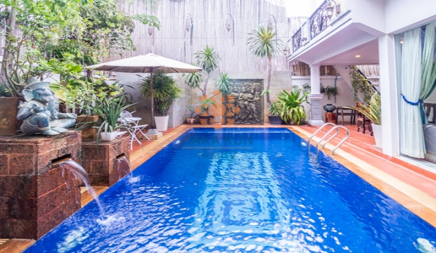 Villa for Rent with Swimming Pool in Siem Reap-Svay Dangkum