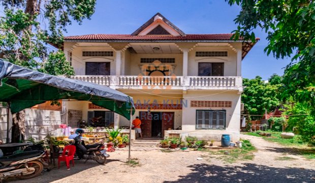 Land and House for Sale in Siem Reap City-along the riverside