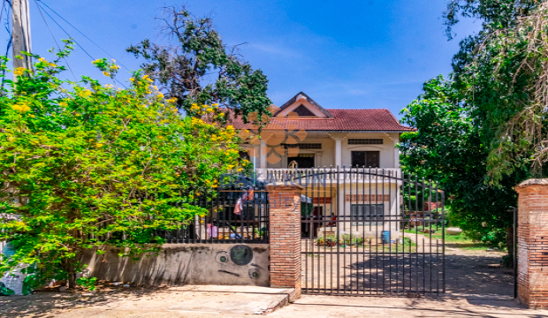 Land and House for Sale in Siem Reap City-along the riverside