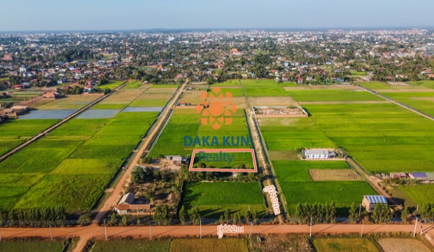 Land for Sale in Siem Reap city-Chreav